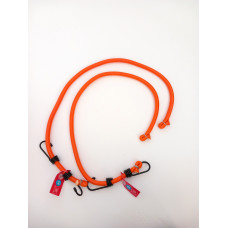 KOMPLEKTS 2 gab. ELASTĪGĀ SIKSNA "BUNGEE" 80CM