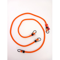 KOMPLEKTS 2 gab. ELASTĪGĀ SIKSNA "BUNGEE" 100cm