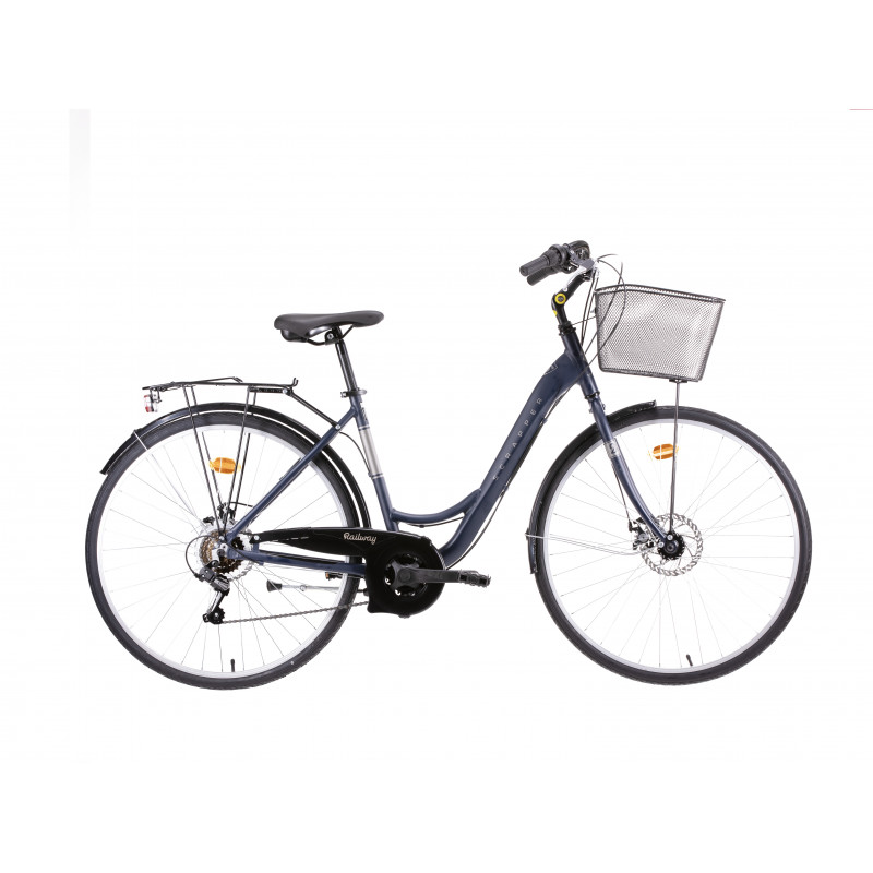 Женский велосипед "RAILWAY LADY" Матовый синий