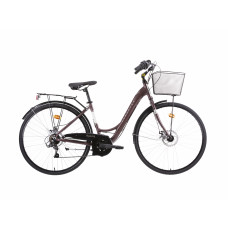 Женский велосипед "RAILWAY LADY 18v" 28", Коричневый