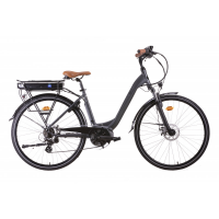 Electric bicycle URBAN 600, size 28", gray