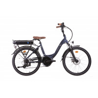 Electric bicycle URBAN 600, size 24", blue