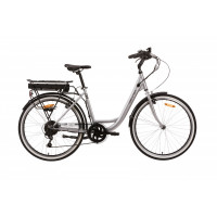 Electric bicycle DENVER E4300, size 26", gray