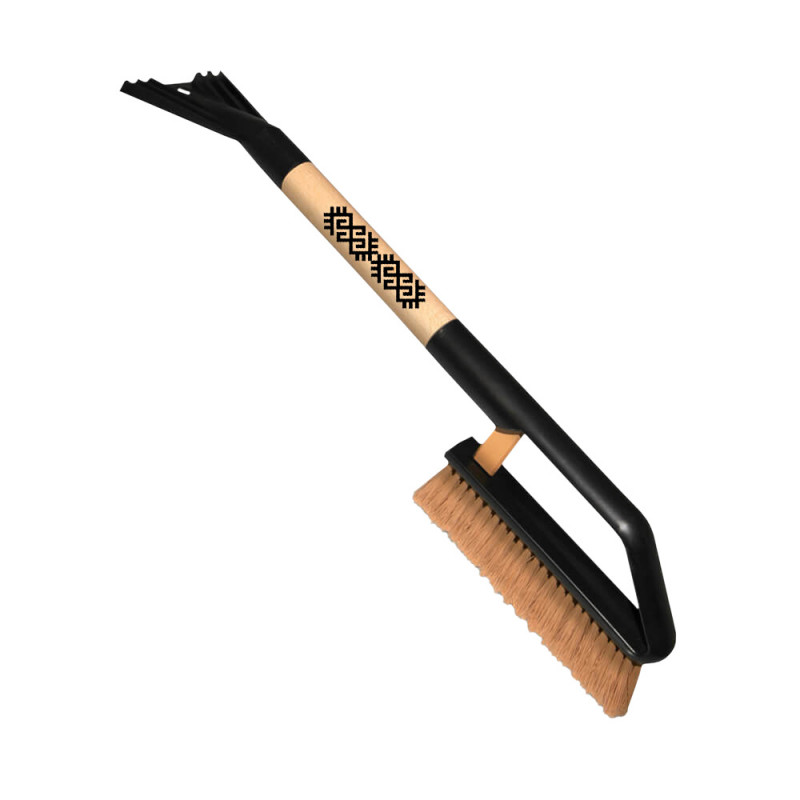 NATURAL WOOD BRUSH-SCRAPER 55cm