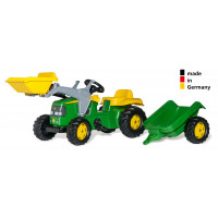 RollyKid John Deere: Tractor, Loader & Trailer Trio