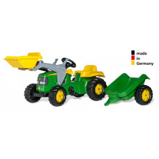 RollyKid John Deere: Трактор, погрузчик и прицеп