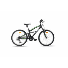 ANDALO 24" MTB – pilna amortizācija, 18 ātrumi