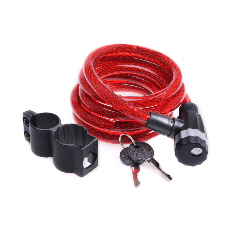 Spiral Strong Bicycle Lock 180cm/12mm 