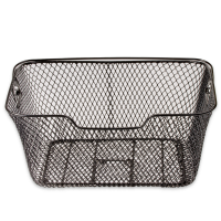 Bicycle Rear Rack Basket 41x29x18 cm Black 