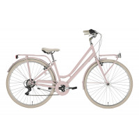 "SHARIN" Women’s Retro City Bike 28”, Rose