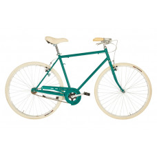 Vīriešu Retro Pilsētas Velosipēds 28" “L’EGO”, smaragda zaļš