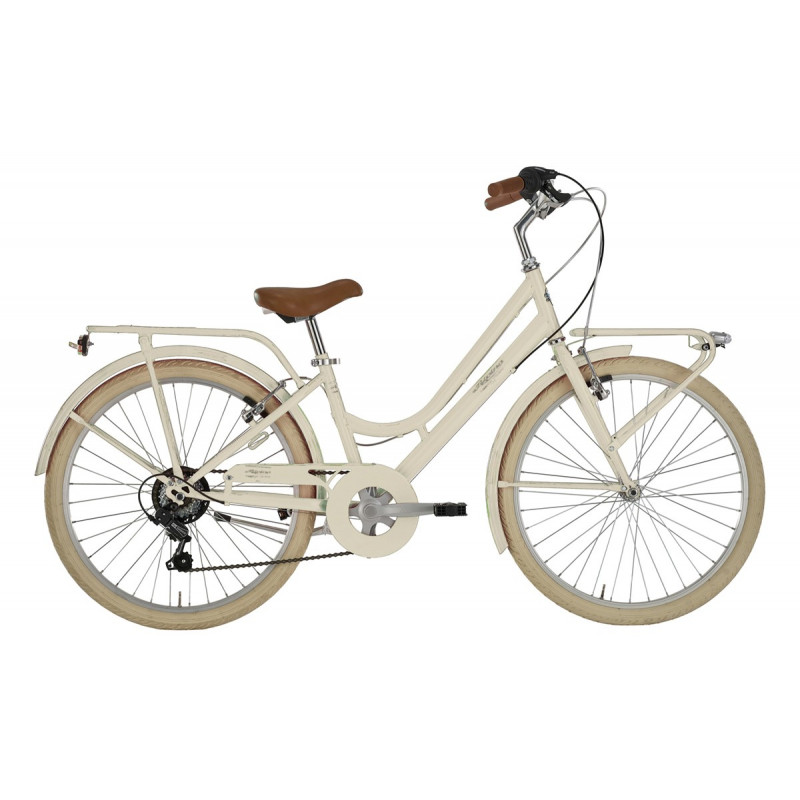 Girls' City Bike "MILLY 24" CTB (24", cream)