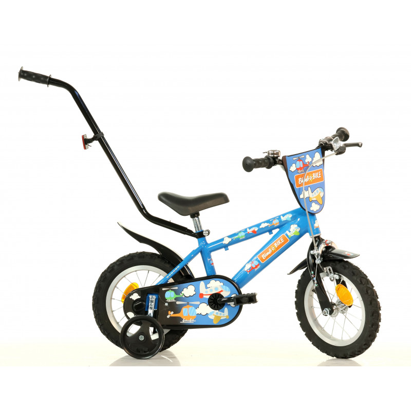 MTB 12" Girl Bicycle, 1 Speed, with Push Bar