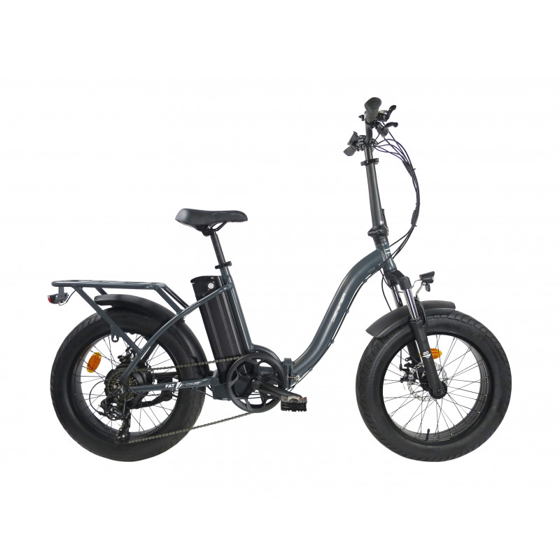 Elektriskais velosipēds E2800 – pelēks 20″