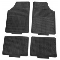 Set of car mats "DOUBLE FACE", black