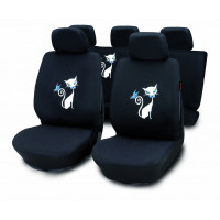 Set of car seat covers "MY CAT"