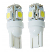 LED bulbs, 2 pcs., W5W T10, 5SMD