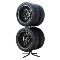 Car tire holder for 13-17 inch rims "WHEEL ON"
