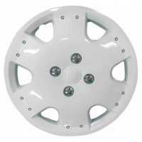 Set of wheel covers "WHITE MALLORCA", 15'', 4 pcs.