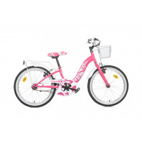 Children's bicycle 20'' ''SMARTY", pink/white