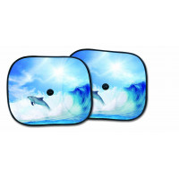 Sunshades for car side windows "DOLPHIN", 2 pcs