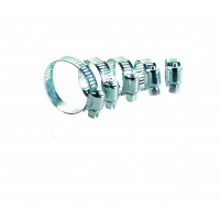 Steel hose clamps 6-27mm "INOX", 10 pcs