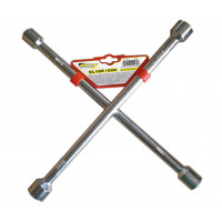 Cross key with plastic hanger "SILVER HOOK"