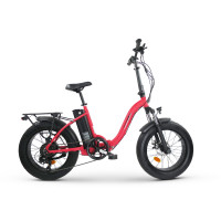 Electric bicycle BERAUD E2800 TOP, size 20", red