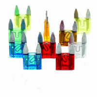 Car mini fuses "MIN FUSIBILI", 10 pcs