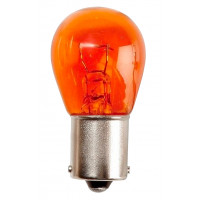 Car bulbs 12V 21W BA15S, orange, 10 pcs