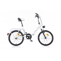 Foldable bicycle 20'' AURELIA, white