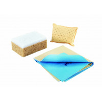 Vehicle Cleaning Kit – Synthetic Leather Cloth + Dual Sponges