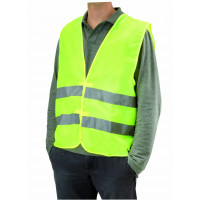 Reflective vest "WARNING VEST", XL, yellow