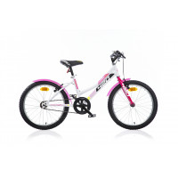 Children's bicycle 20" ''420 SPORT'', white/pink