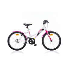 Children's bicycle 20" ''420 SPORT'', white/pink