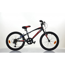 Children's bicycle 20" ''420 SPORT'', black/red, 6 speed