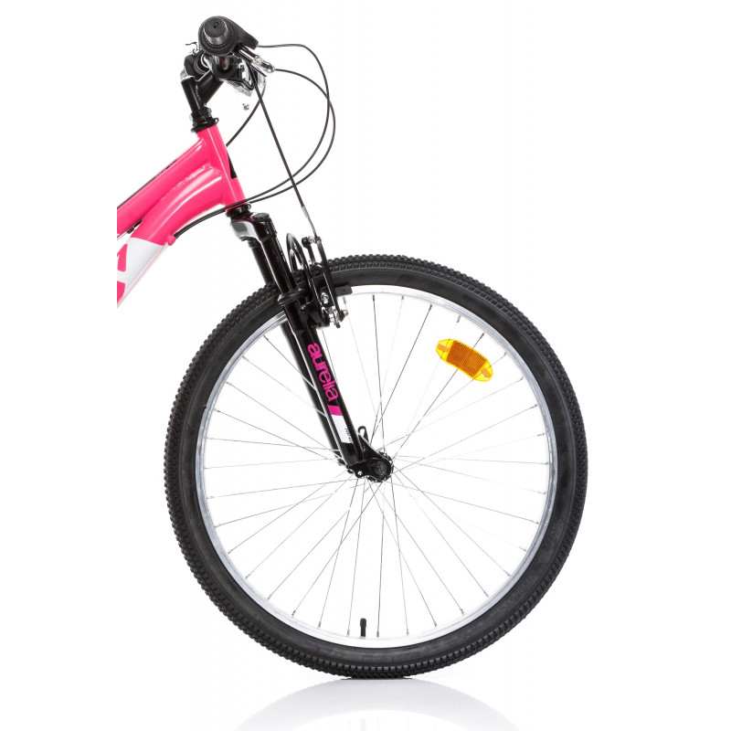 Sieviešu velosipēds 24'' ''RING'', rozā/melns/balts