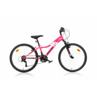 Women's bicycle 24'' ''RING'', pink/black/ white