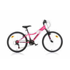 Women's bicycle 24'' ''RING'', pink/black/ white