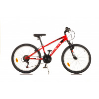 Men's bicycle 24'' ''RING'', red/black