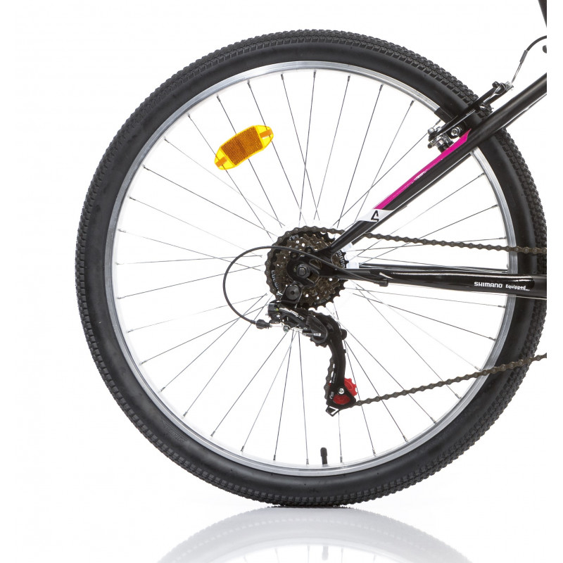 Women's bicycle 26'' "RING", black/pink