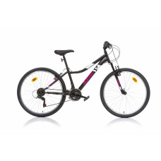 Women's bicycle 26'' "RING", black/pink