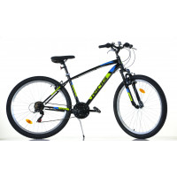 Men's bicycle 27,5'' "RING", black/green/blue