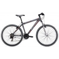 Men's bicycle LEGNANO 26" "VAL DI FASSA", grey/red