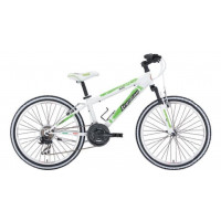 Children bicycle LEGNANO 24" "SKULL", white/green