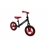 Kids balance bike 12" "RUNNER", black/red