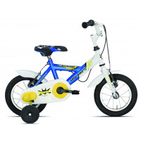 Children's bicycle 12'', blue/white