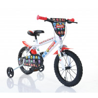 Children's bicycle Bimbo Bike 16'' ''MONSTER'', black/ red/ white