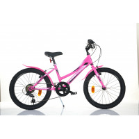 Children's bicycle 20" "VIRUS GIRL", pink/black