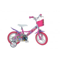 Children's bicycle Bimbo Bike 12'' "BUTTERFLY", pink/white